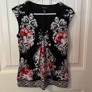 WHBM: Floral Top (S)